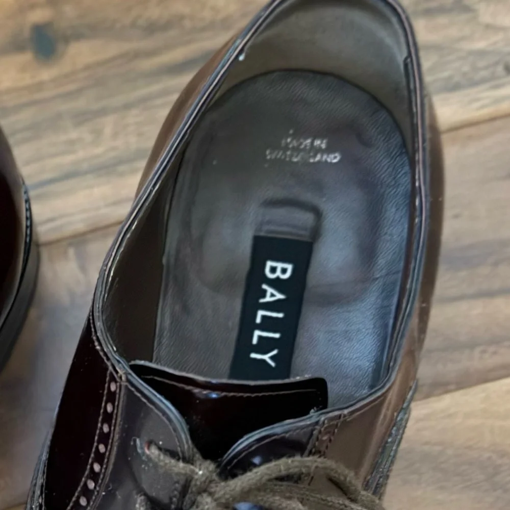 Bally Men's Dark Brown Oxford Shoes